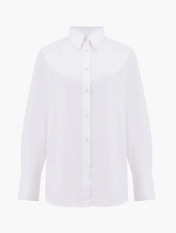 French Connection Long Sleeve Button Down Cotton Alexis Shirt