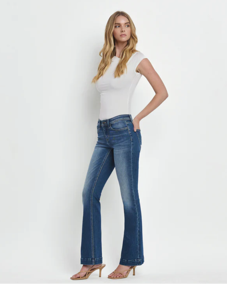 Flying Monkey Awesomely Low Rise Back Yoke Bootcut Jeans