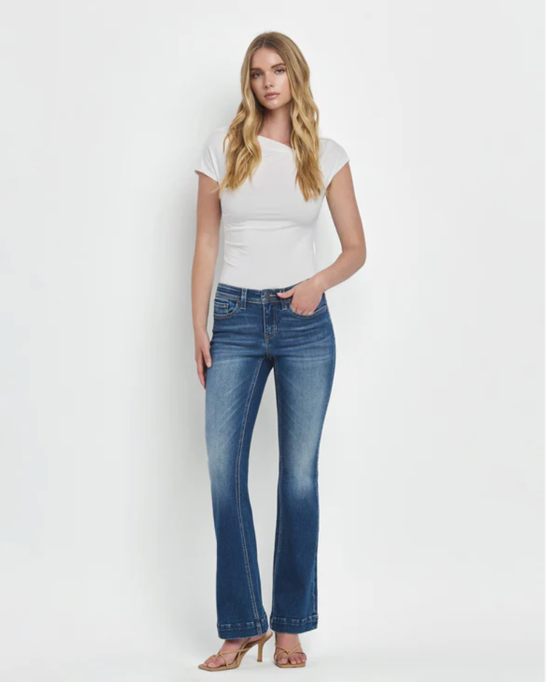 Flying Monkey Awesomely Low Rise Back Yoke Bootcut Jeans