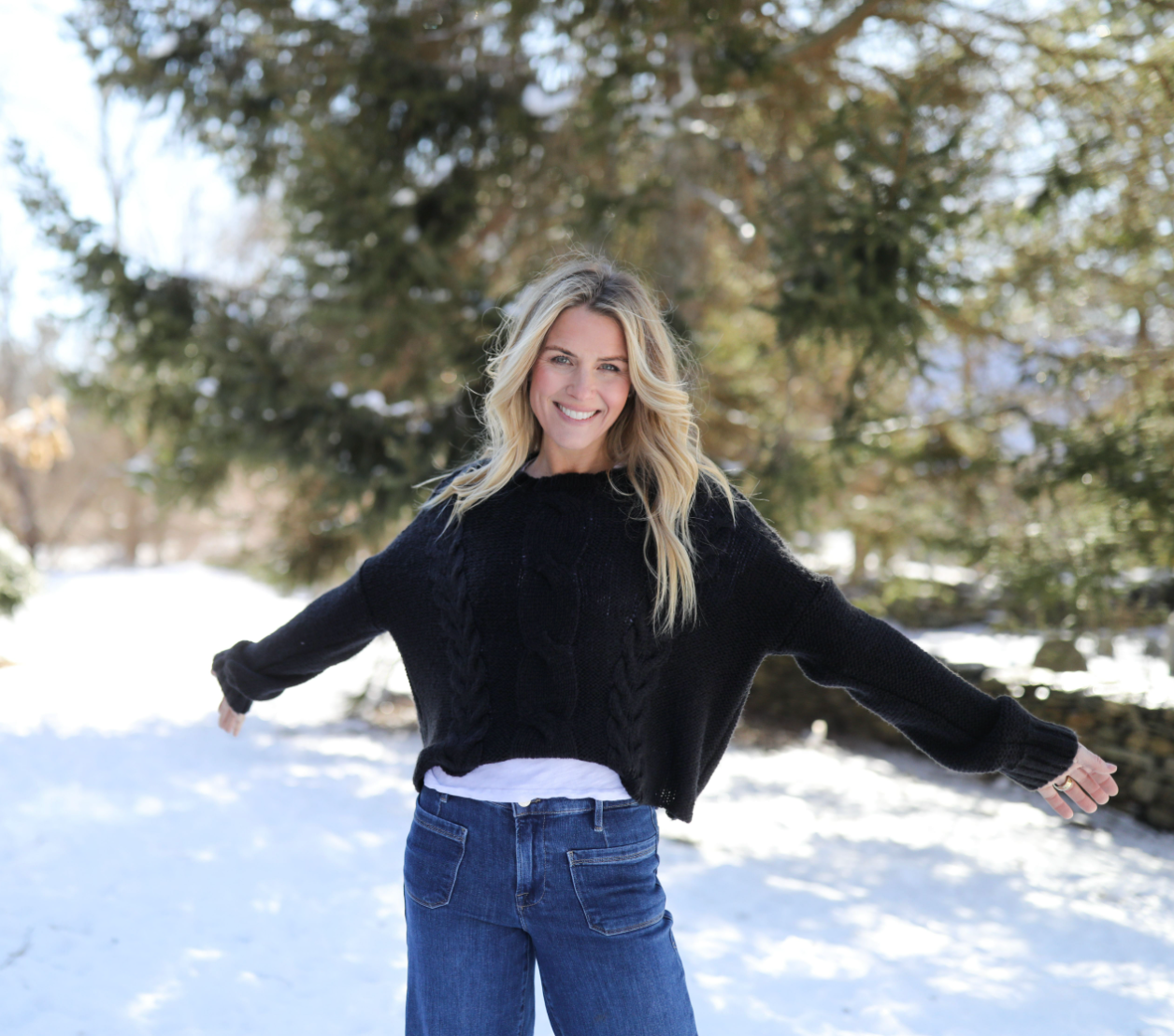 Wooden Ships Charlotte Zip Crew Chunky Sweater