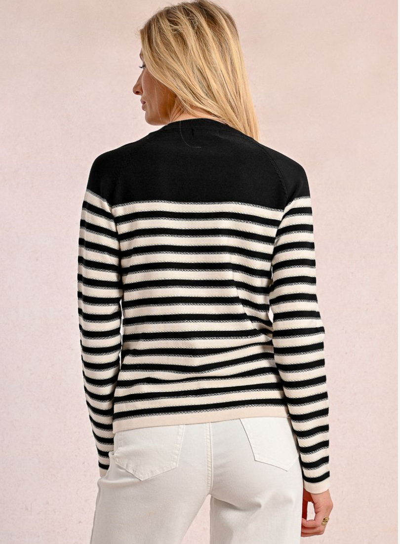 Long Sleeve Striped Sailor Sweater