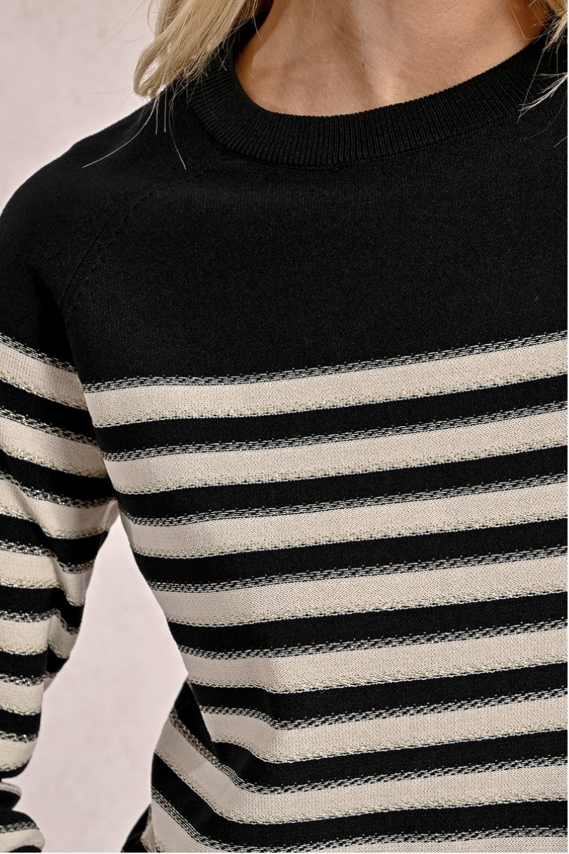 Long Sleeve Striped Sailor Sweater