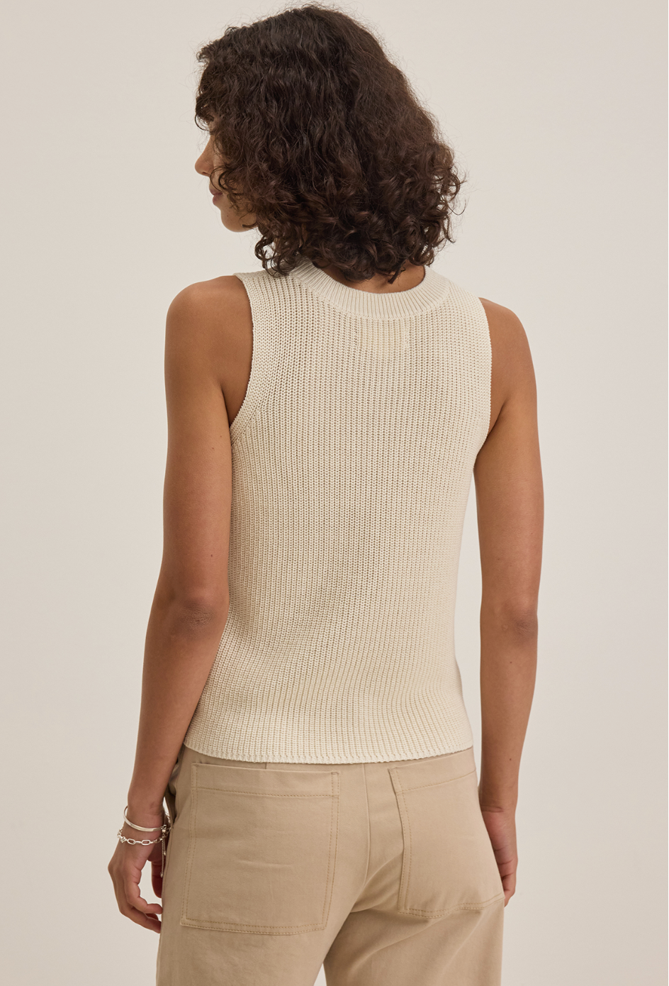 Velvet by Graham & Spencer Sleeveless Muna Sweater