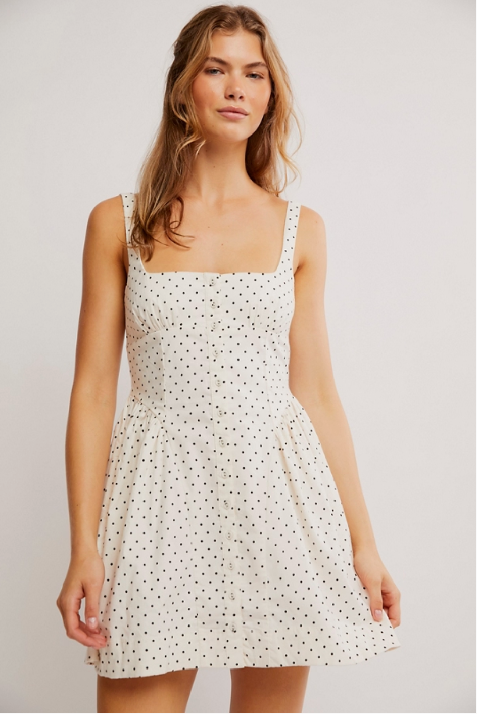 Printed Polka Dot Astrid Mini Dress