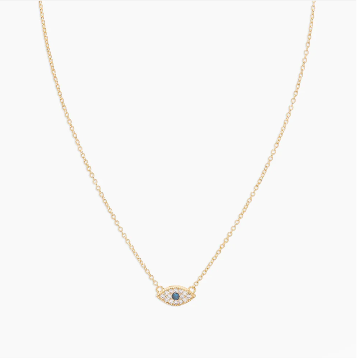 gorjana Evil Eye Charm Necklace