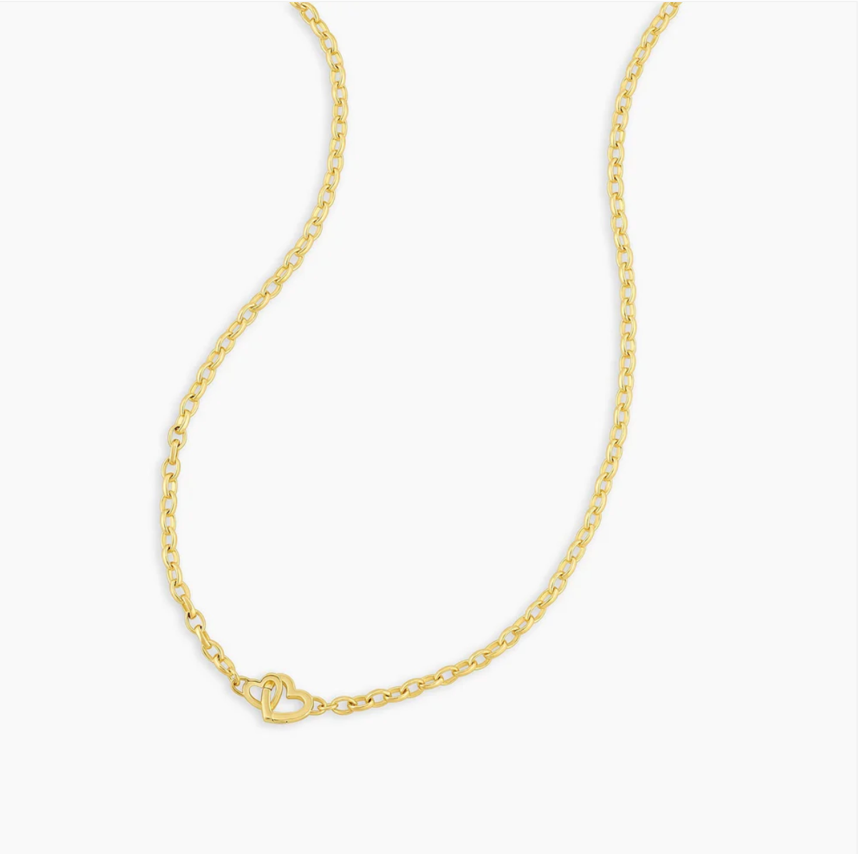 gorjana gold Parker Heart Mini Necklace
