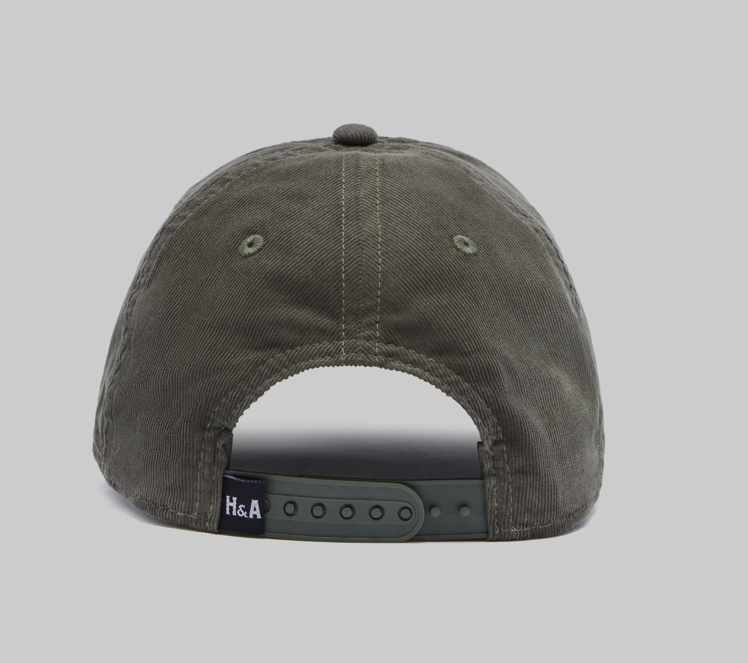 Hamilton & Adams Chainstitch Cord Cap in Olive