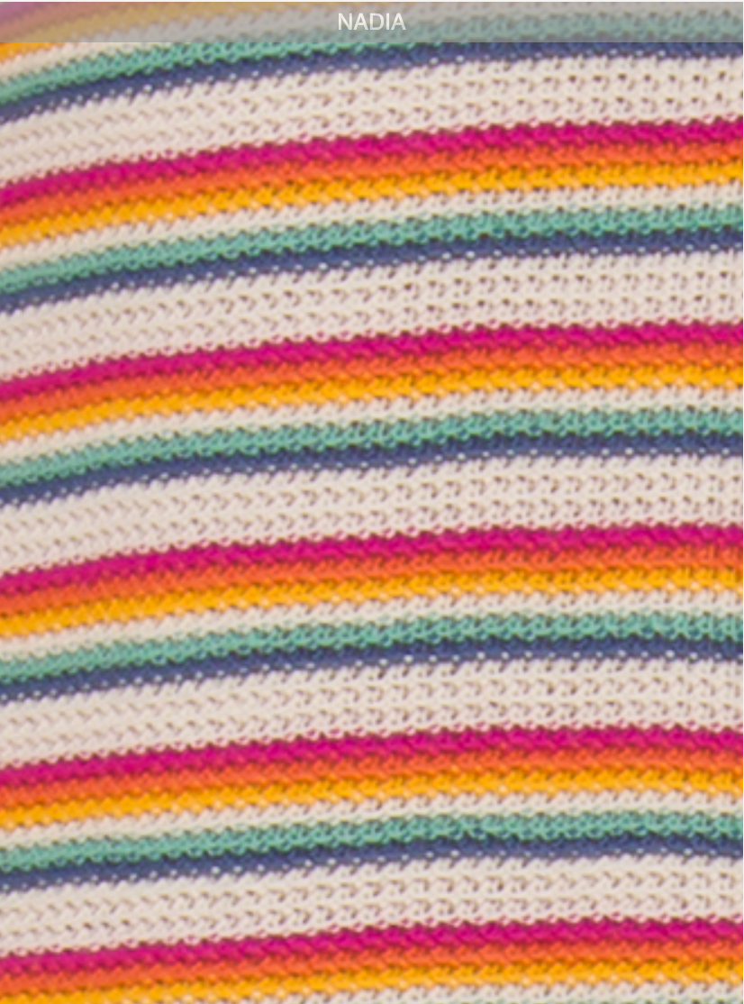 Nadia Rainbow Sweater Tank Top