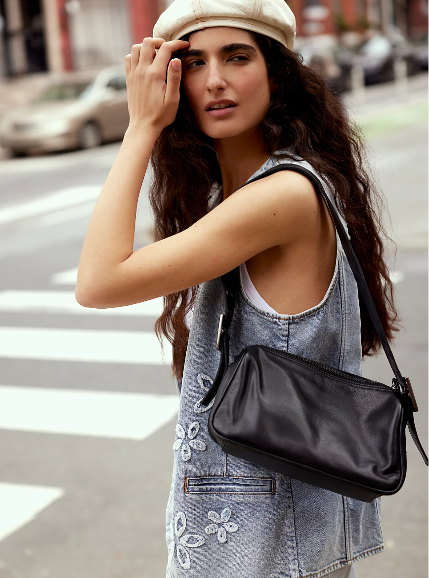 Free People Leather Arm Candy Bag