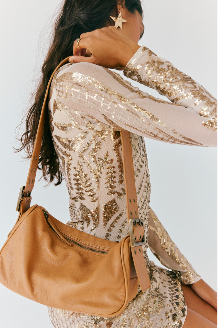 Free People Leather Arm Candy Bag