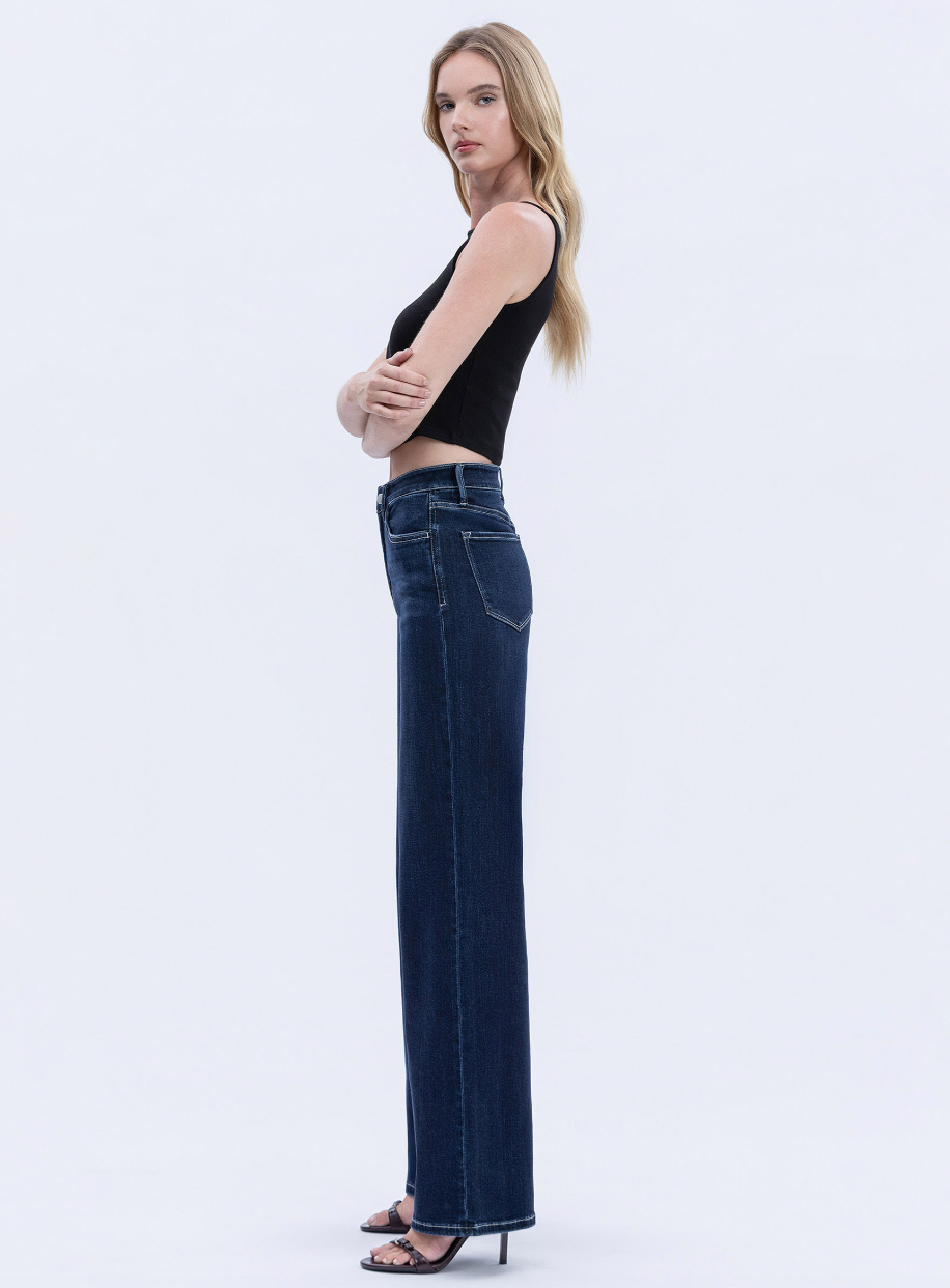 Flying Monkey Dark Wash Wide Leg Jeans