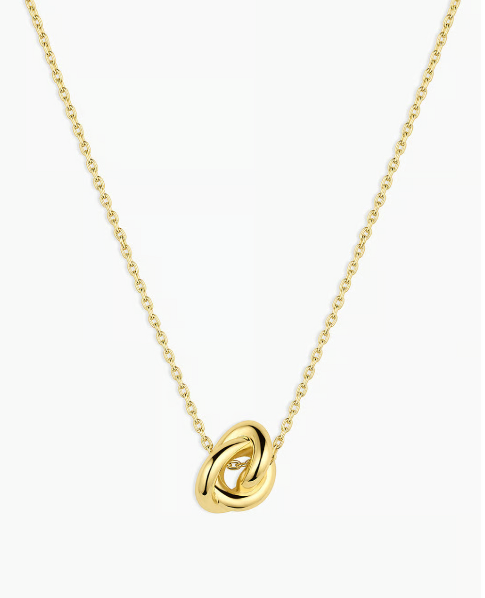 gorjana gold Infinity Knot Necklace