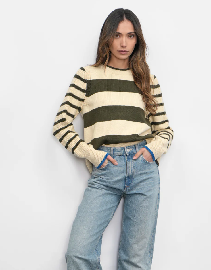 Selena Striped Play Sweater