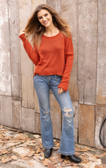 Wooden Ships Juliana Lightweight Crew Sweater