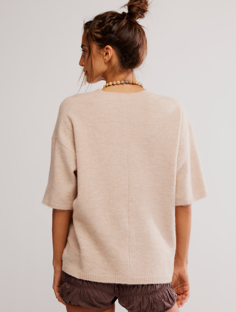 Free People Margot Short Sleeve Sweater