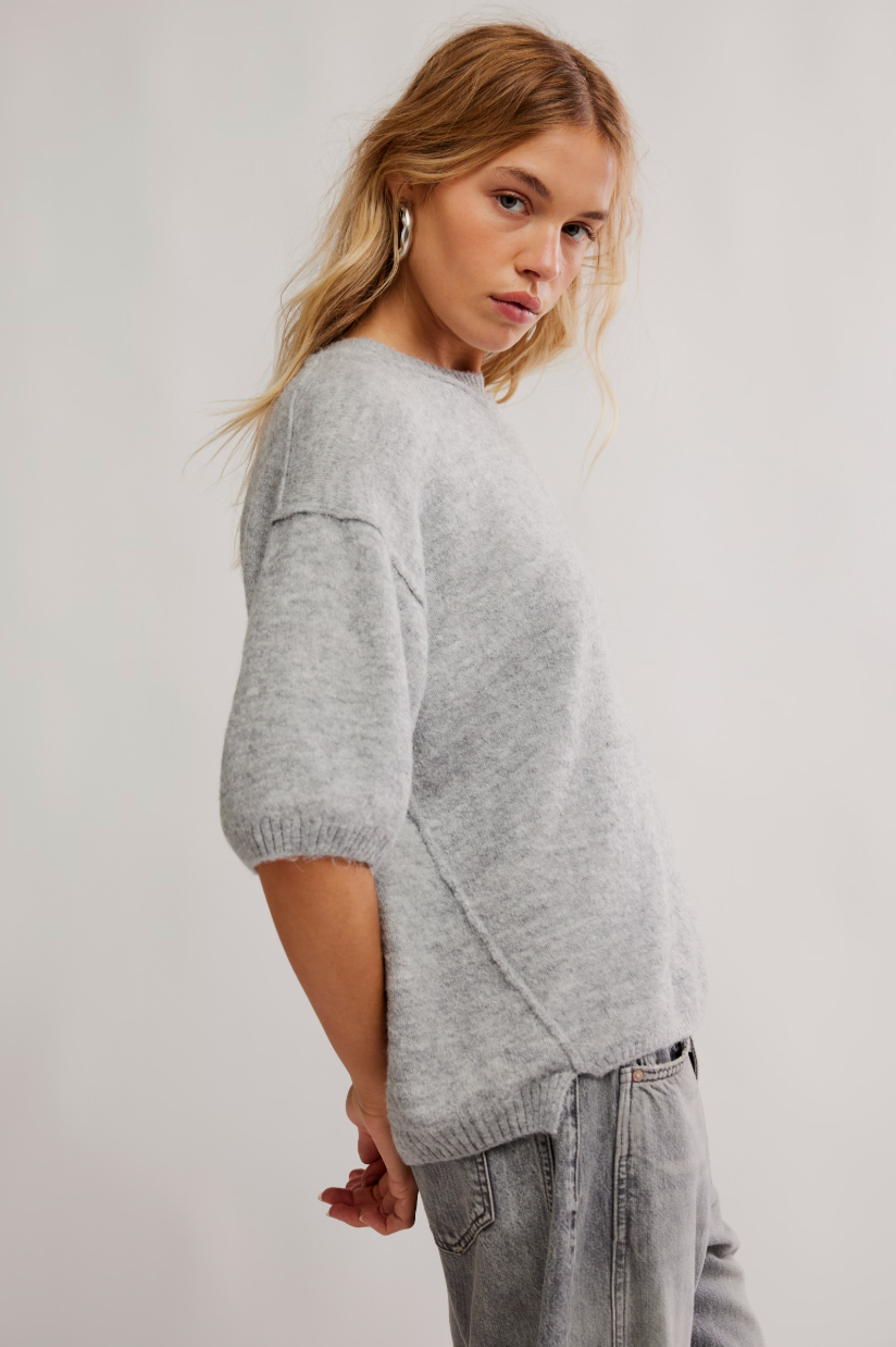 Free People Margot Short Sleeve Sweater