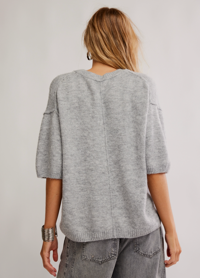 Free People Margot Short Sleeve Sweater