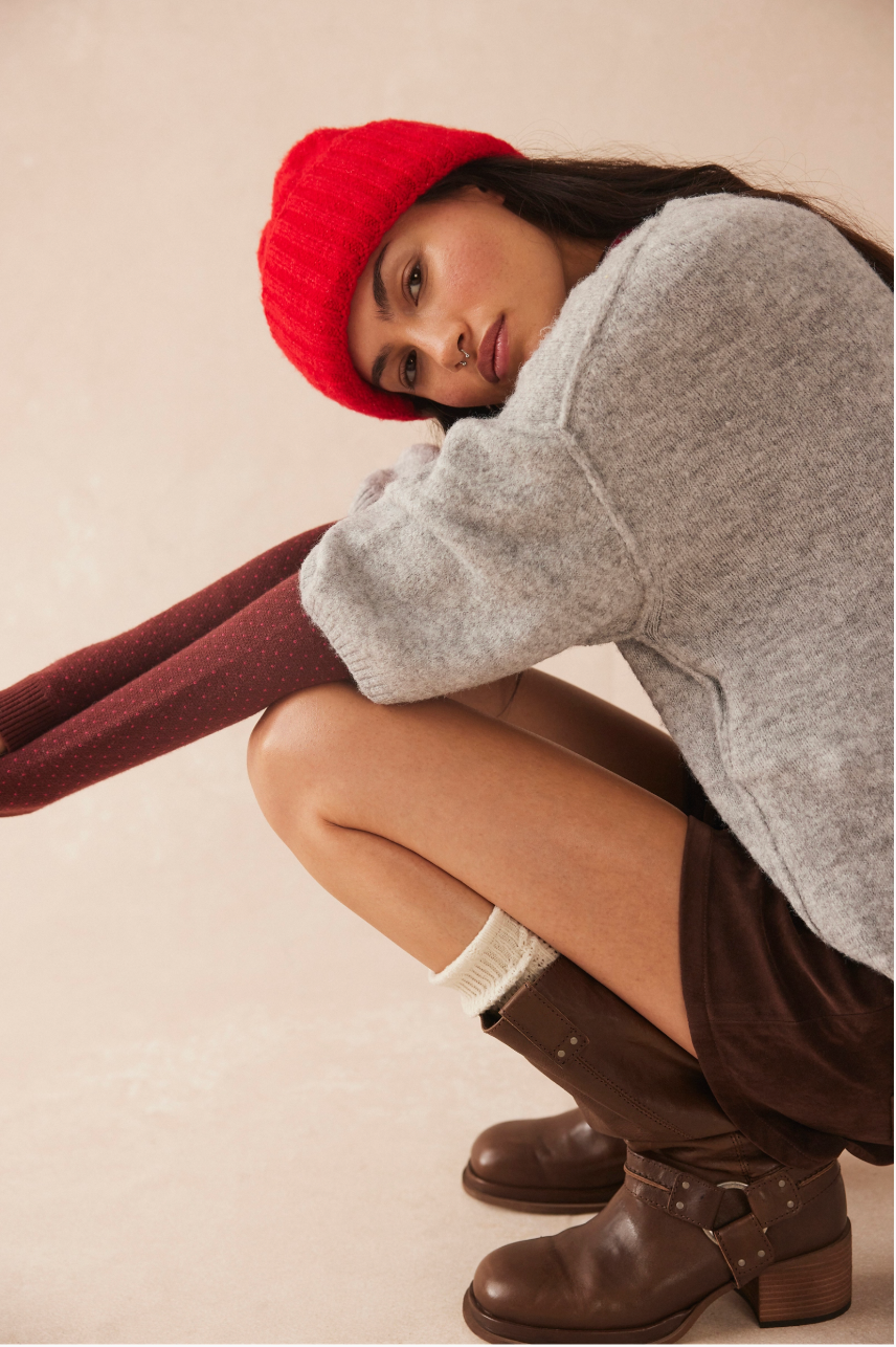 Free People Margot Short Sleeve Sweater
