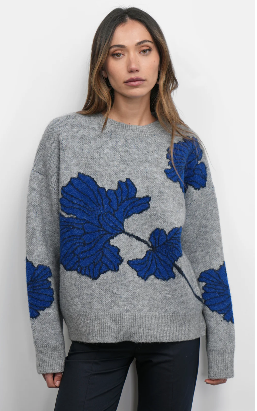 Bennett Intarsia Floral Sweater