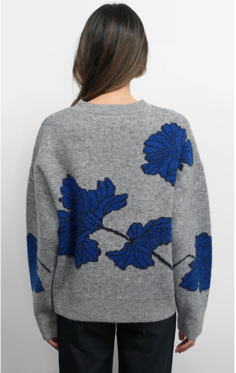 Bennett Intarsia Floral Sweater