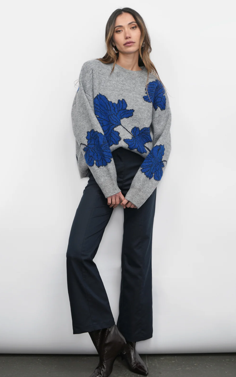 Bennett Intarsia Floral Sweater