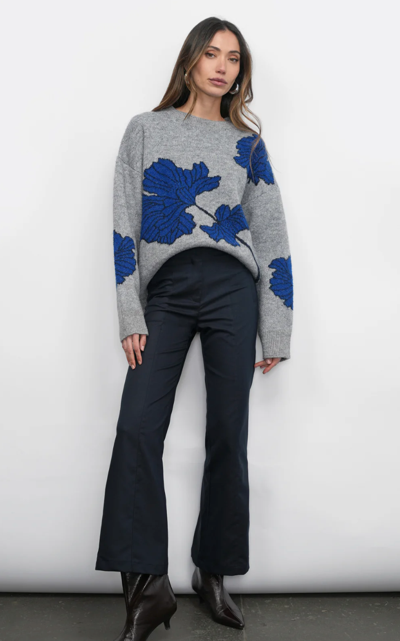 Bennett Intarsia Floral Sweater