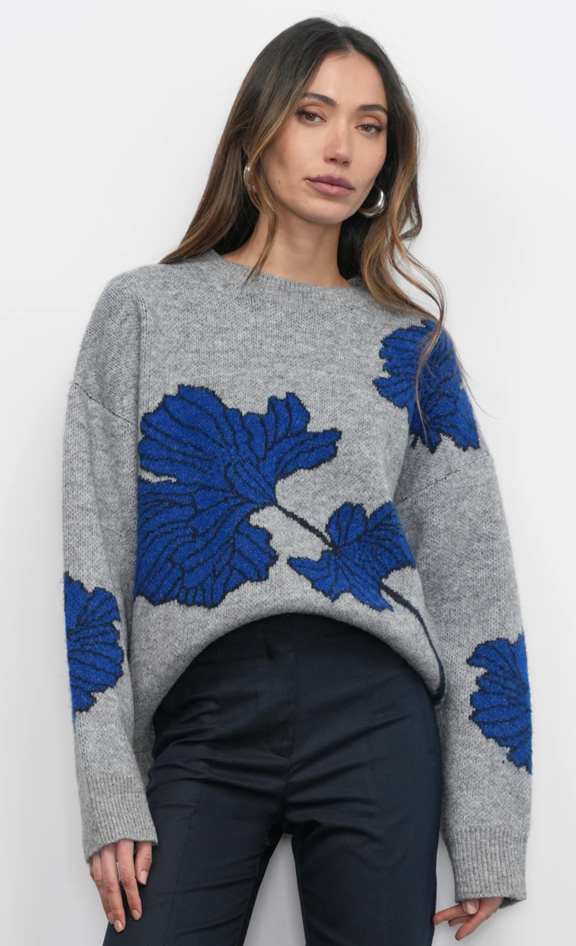 Bennett Intarsia Floral Sweater