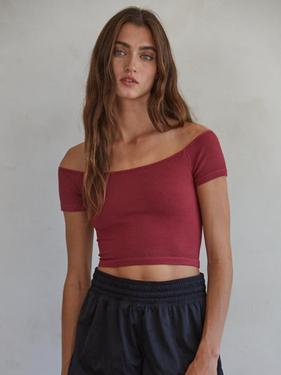 Essential Modal Off Shoulder Top