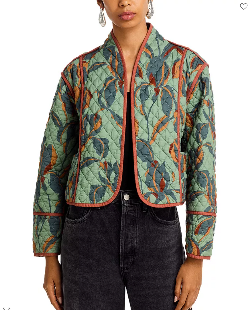 Steve Madden Adalynn Quilted Floral Jacket