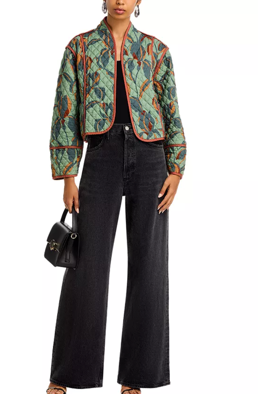 Steve Madden Adalynn Quilted Floral Jacket