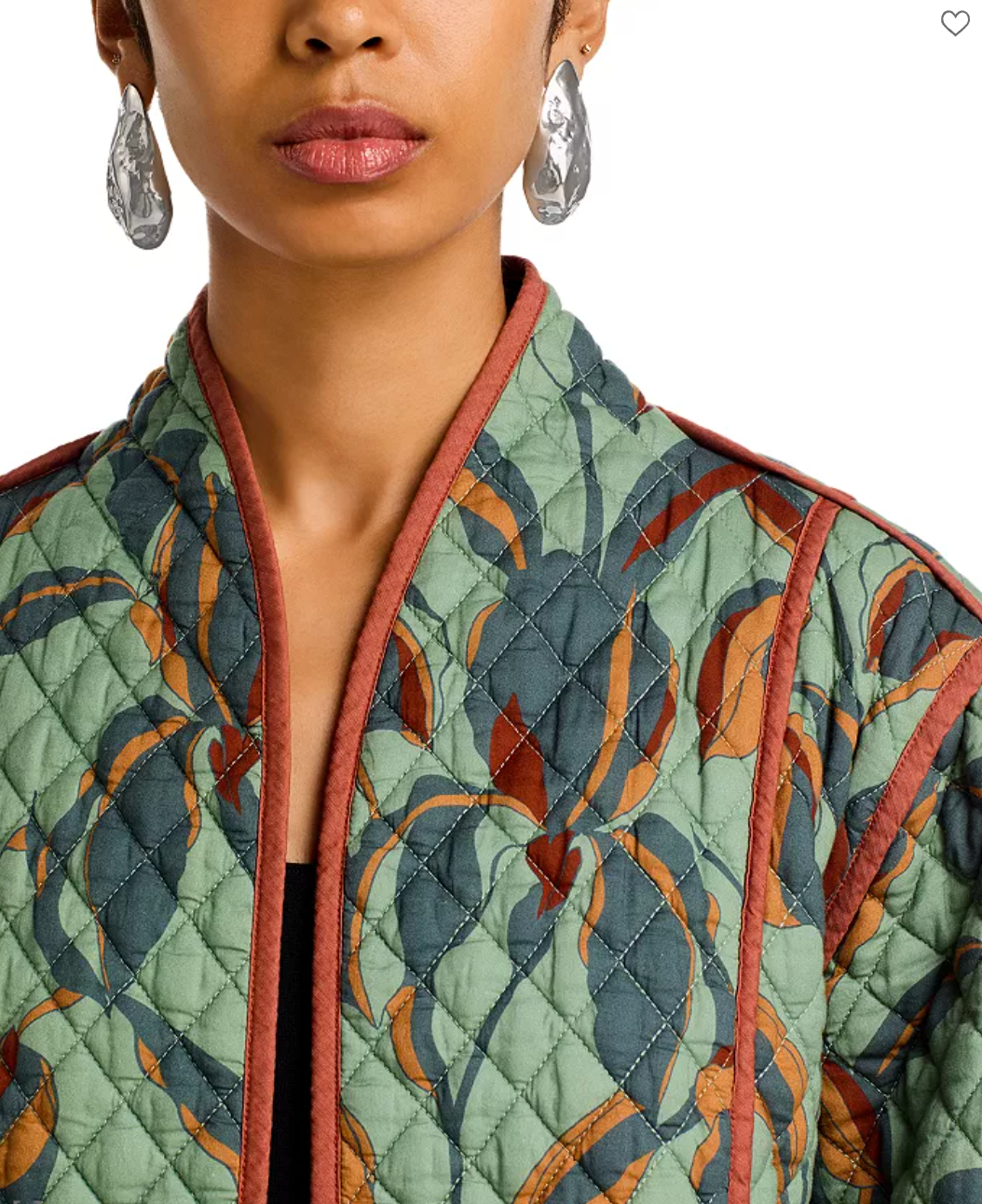 Steve Madden Adalynn Quilted Floral Jacket