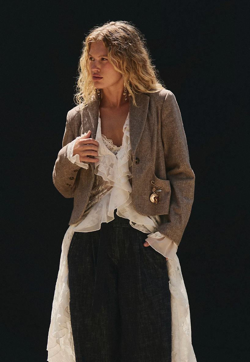 Free People Whip Smart Fitted Blazer