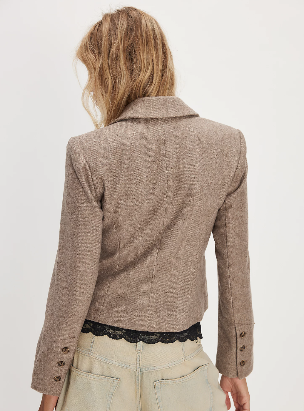 Free People Whip Smart Fitted Blazer
