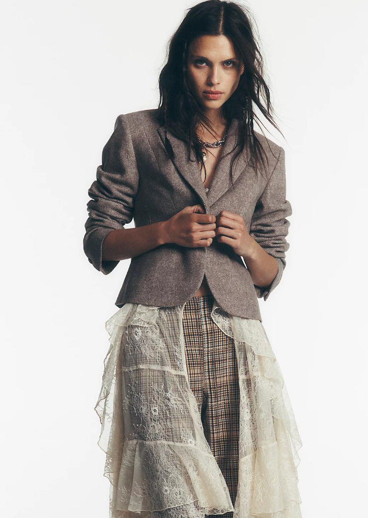 Free People Whip Smart Fitted Blazer
