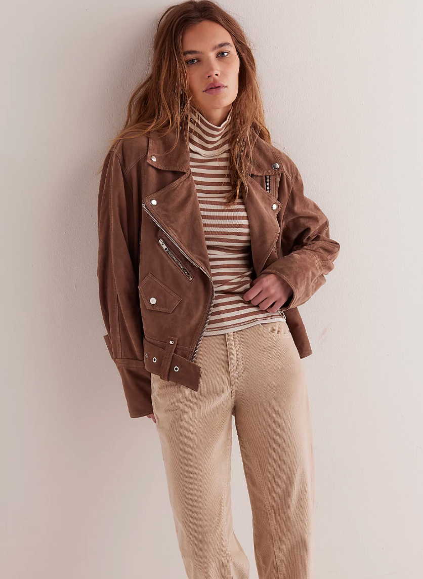 We the Free People Good Good Turtleneck Stripe tee