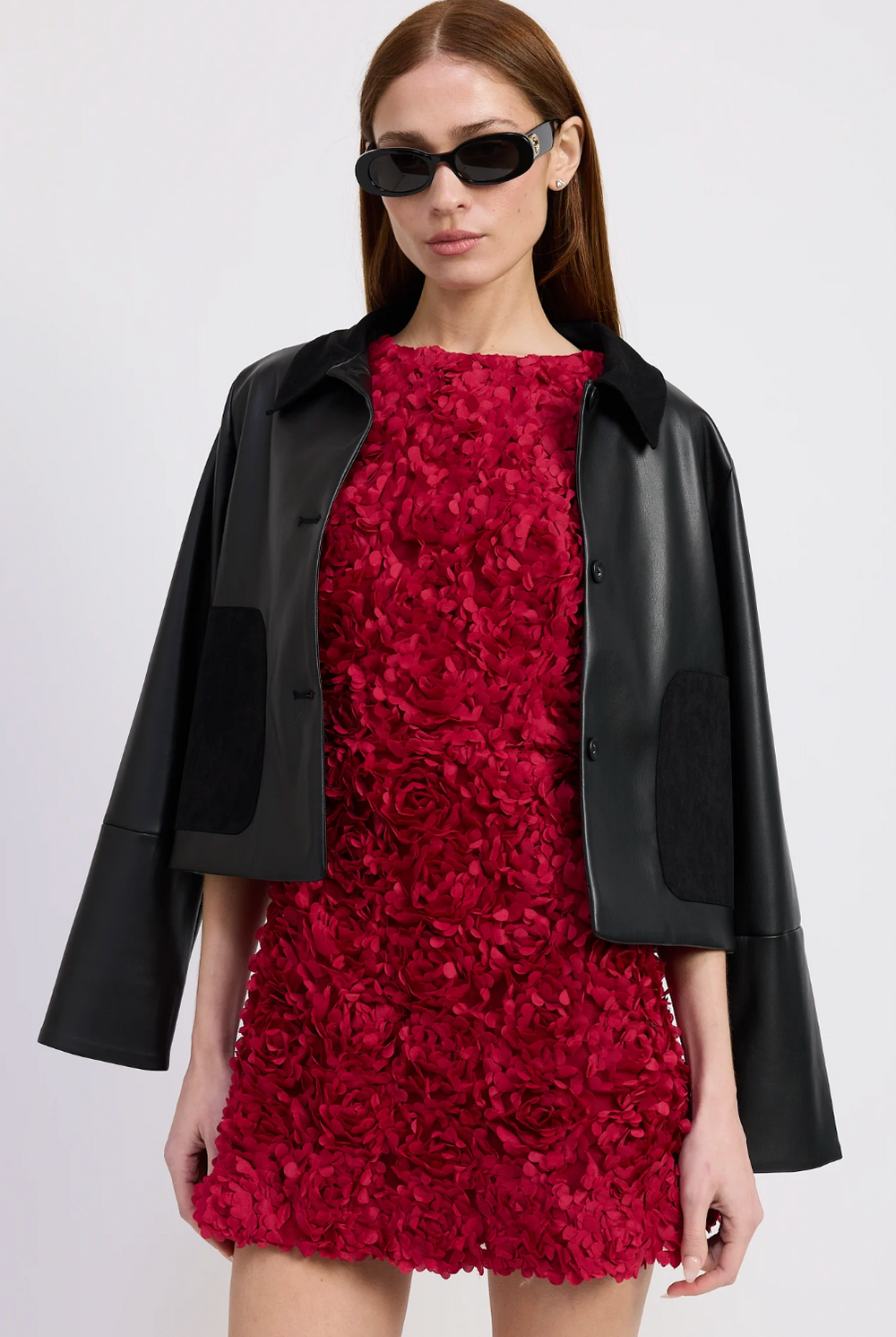 Roisin Shift Floral Petal Dress