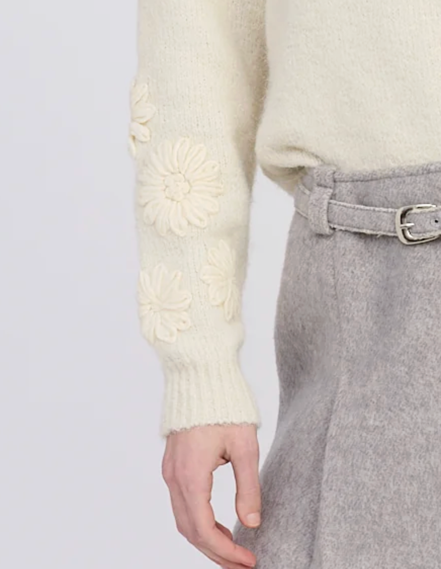 Alannah Floral Sleeve Sweater
