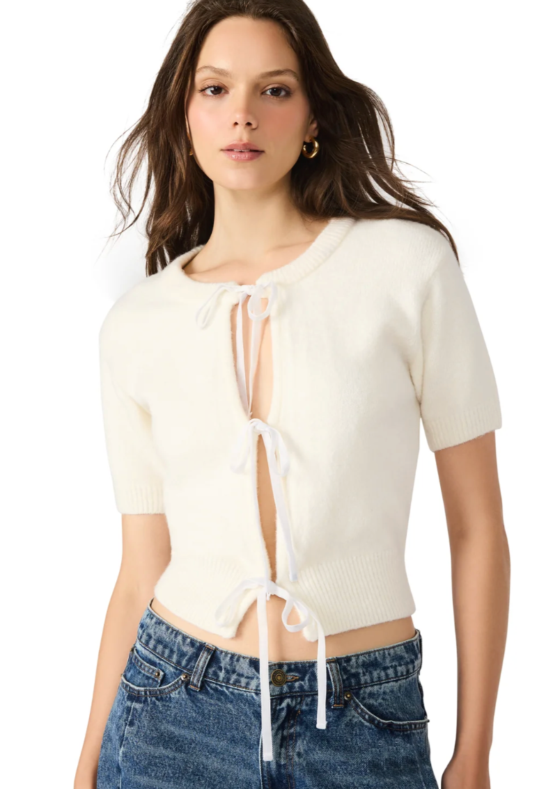 Steve Madden Sereia Bow Tie Sweater