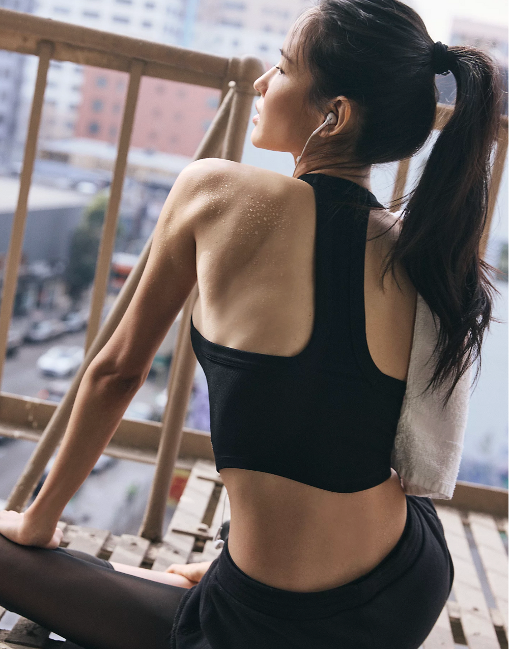 Free People Movement All Clear V Neck Cami Sports Bra