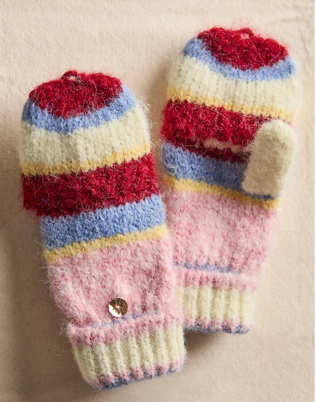 Free People Super Stripe Gloves/Mittens