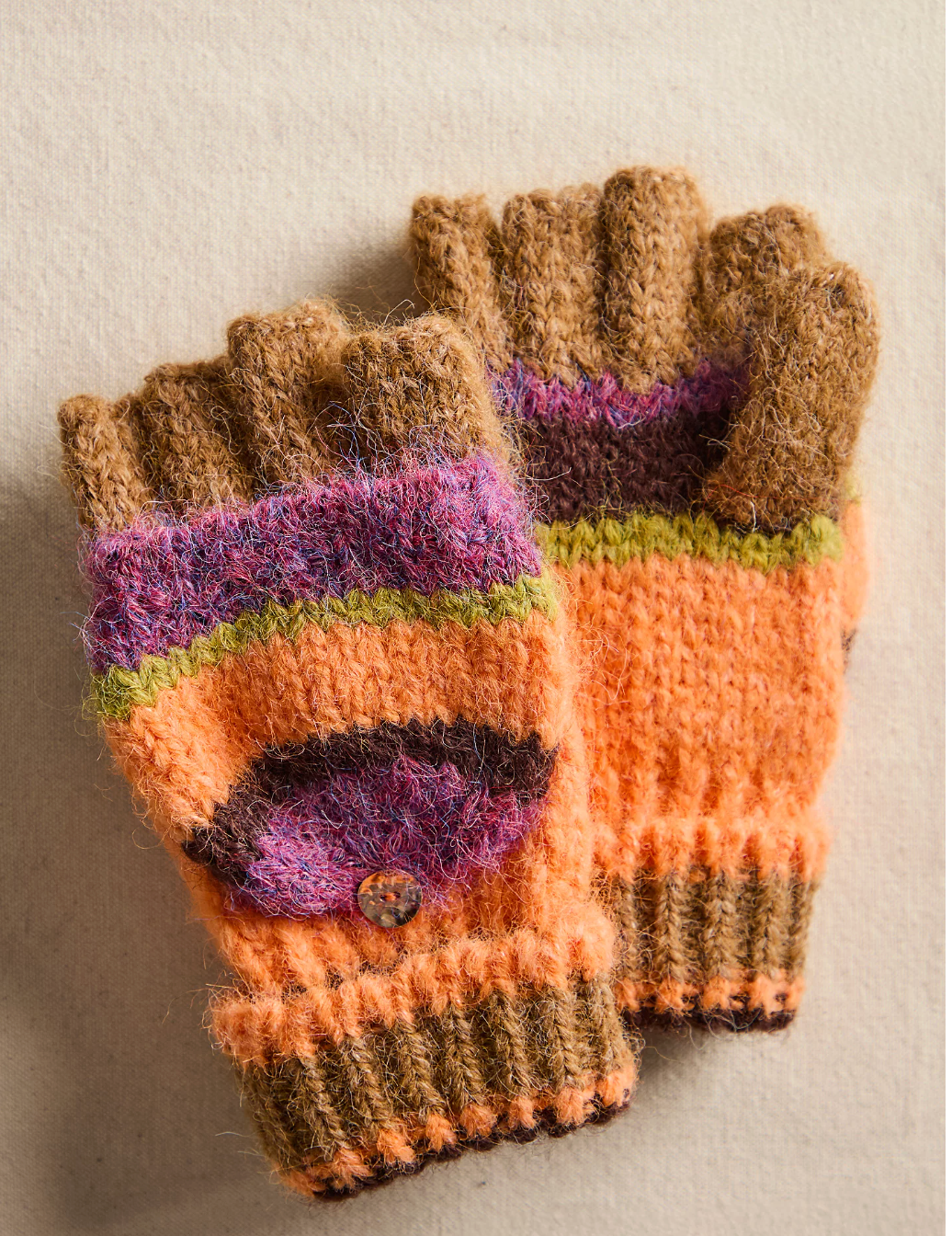 Free People Super Stripe Gloves/Mittens