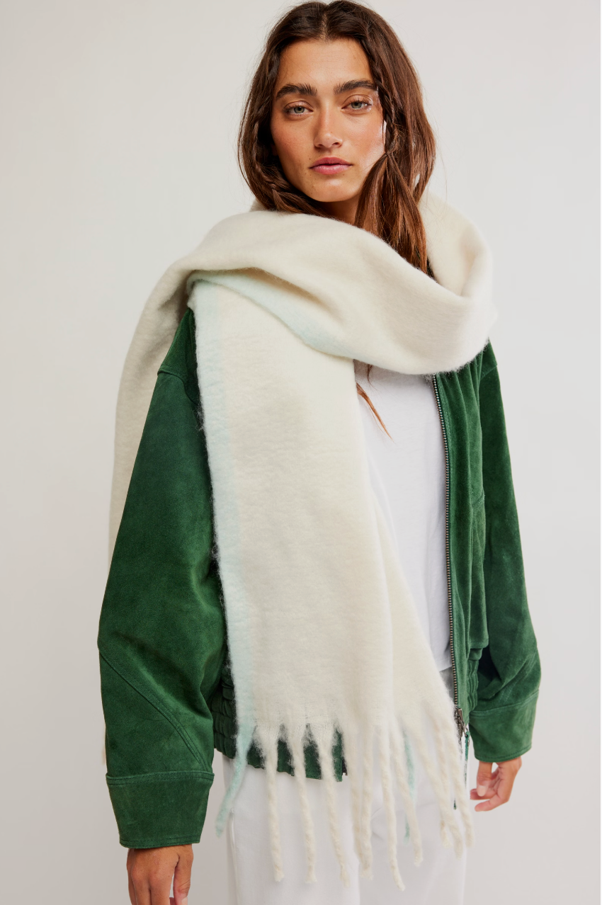 Free People Winter Chill Blanket Scarf