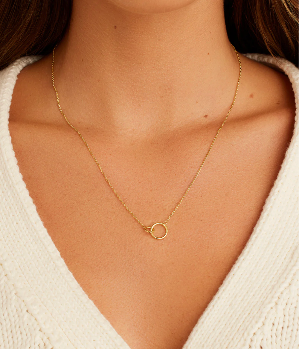 gorjana Wishire Charm Adjustable Gold Necklace