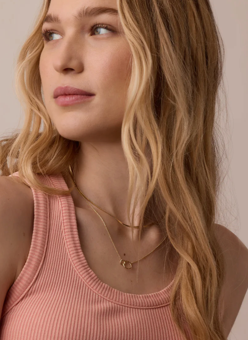 gorjana Wishire Charm Adjustable Gold Necklace