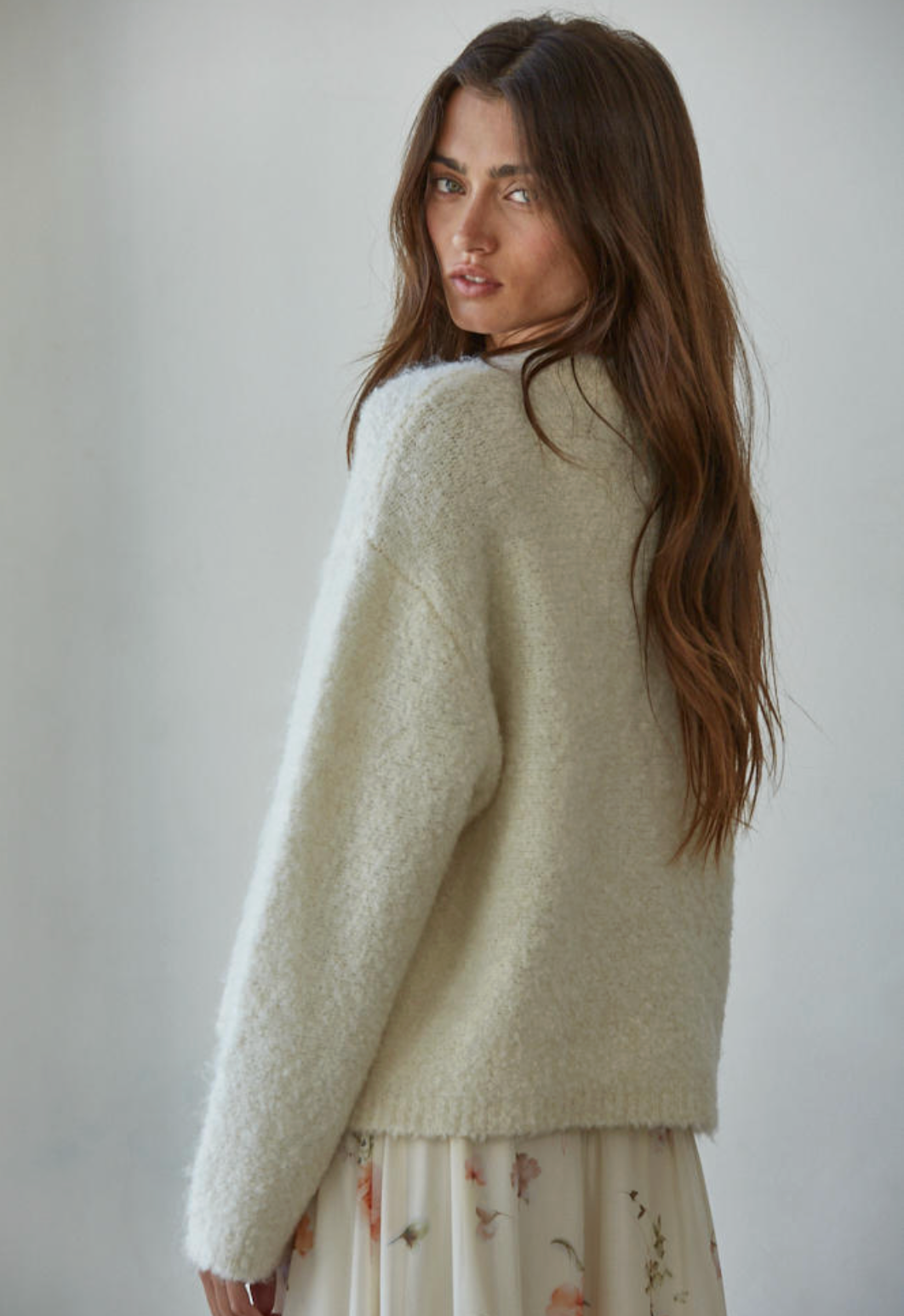 Pillow Talk Cream Cardigan Sweater