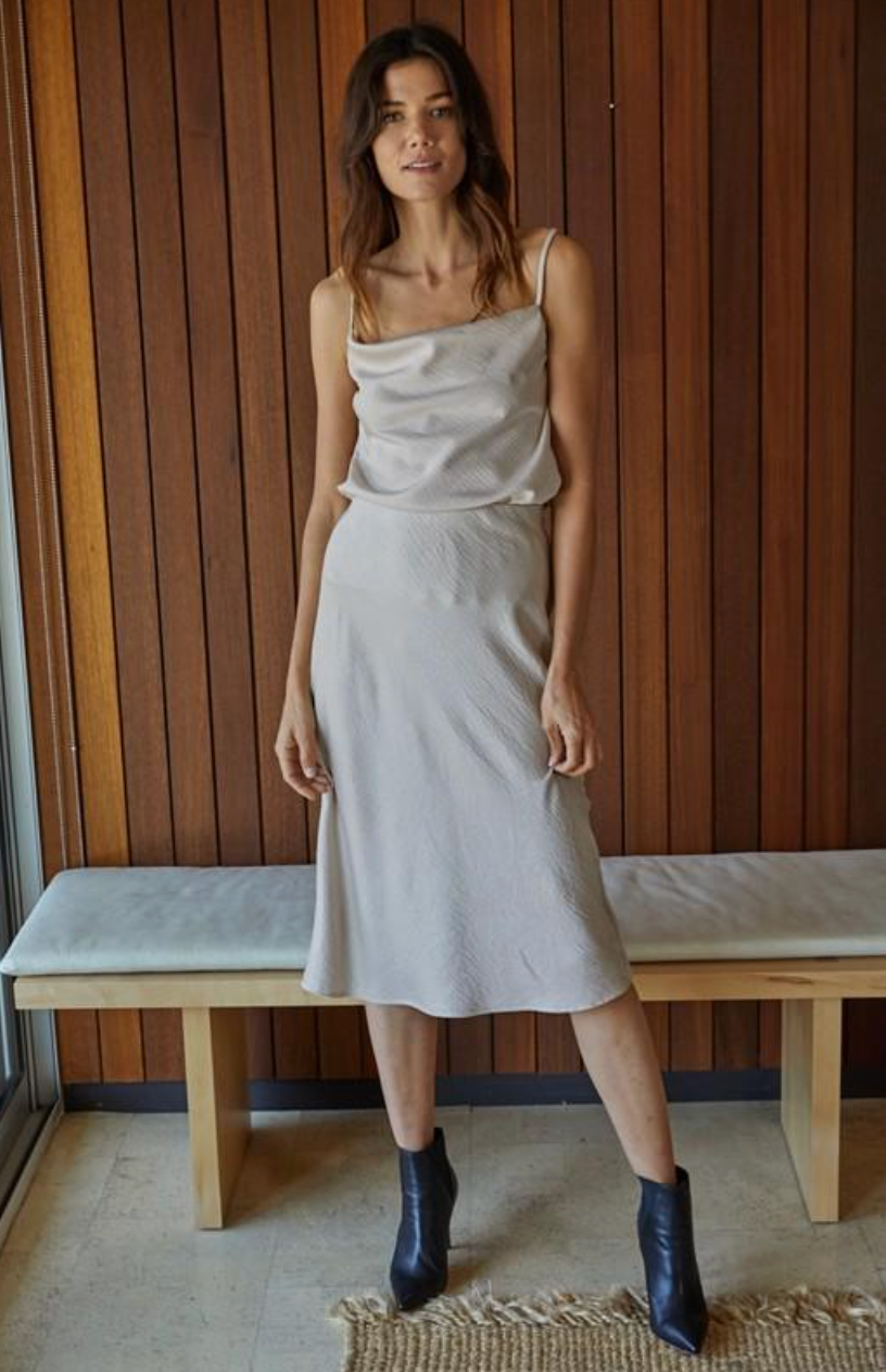 Champagne Satin Cami