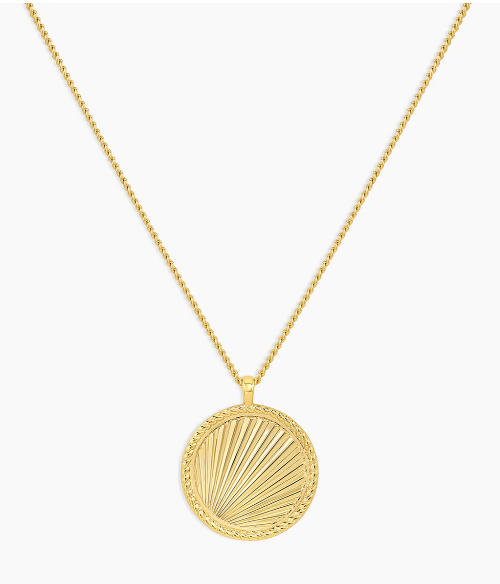 gorjana Sunny Pendant Gold Necklace