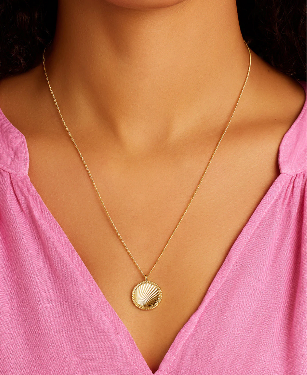 gorjana Sunny Pendant Gold Necklace