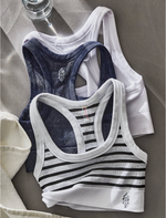 Free People Movement Go to Striped Sports bra