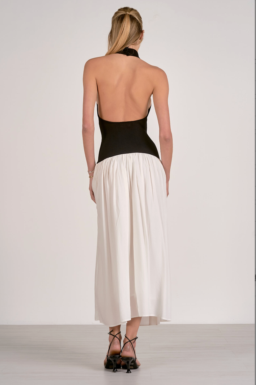 Jessica Halter Neck Midi Dress